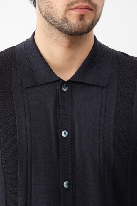 рубашка  из италии вид сбоку