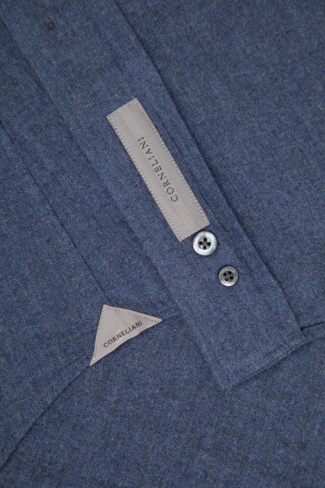 рубашка  для взрослого возраста с изнаночной стороны