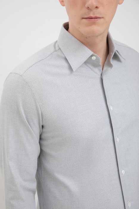 рубашка  из италии вид сбоку