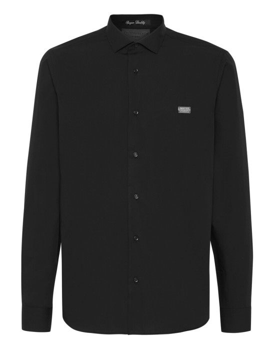 рубашка  от бренда philipp plein вид слева