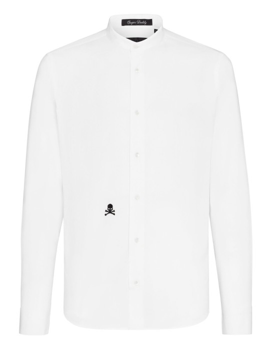 рубашка  от бренда philipp plein вид слева