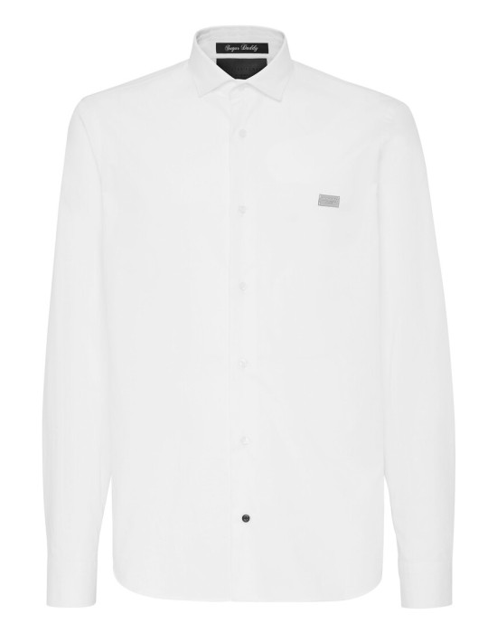 рубашка  от бренда philipp plein вид слева