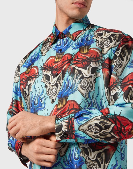 рубашка  из америки вид сбоку