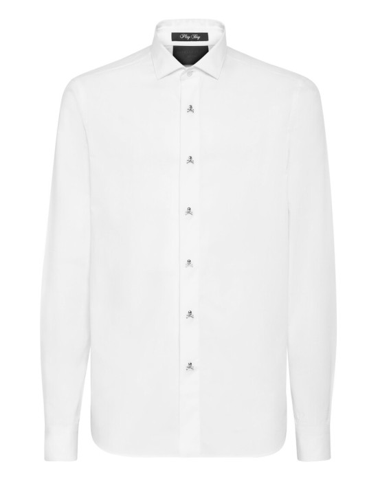 рубашка  от бренда philipp plein вид слева