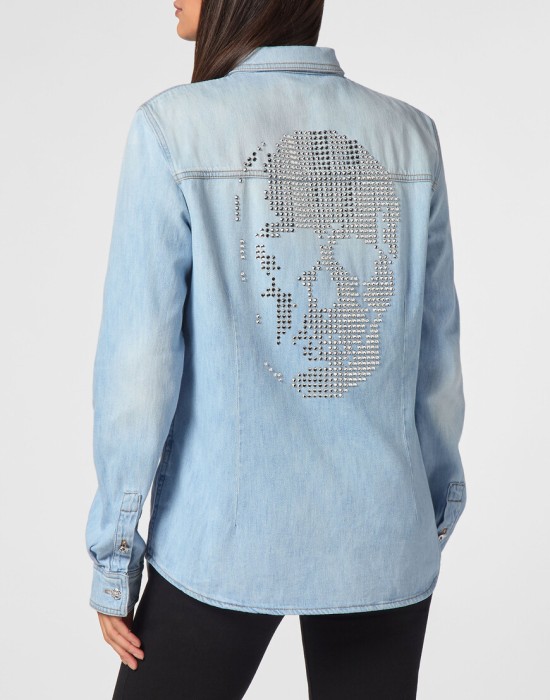 Товар голубого цвета с внутренней стороны