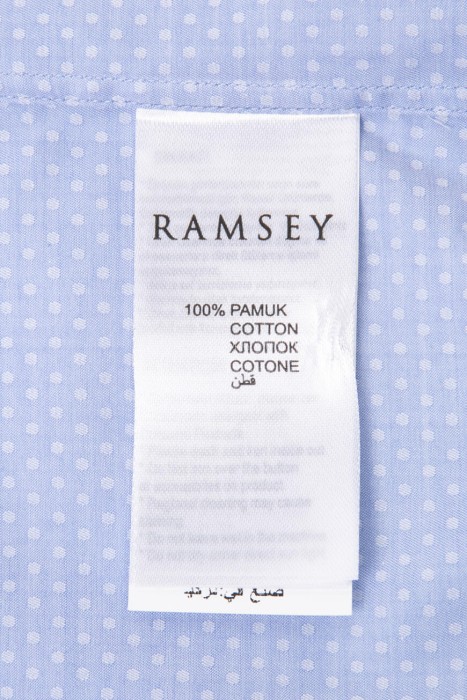 рубашка  из хлопка спереди