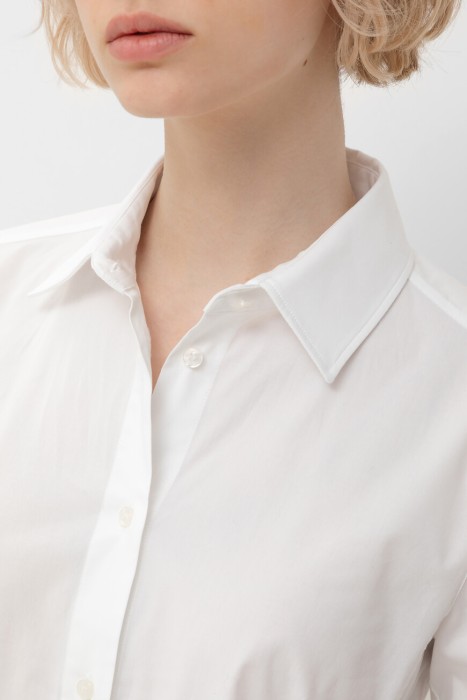 рубашка  из италии вид сбоку