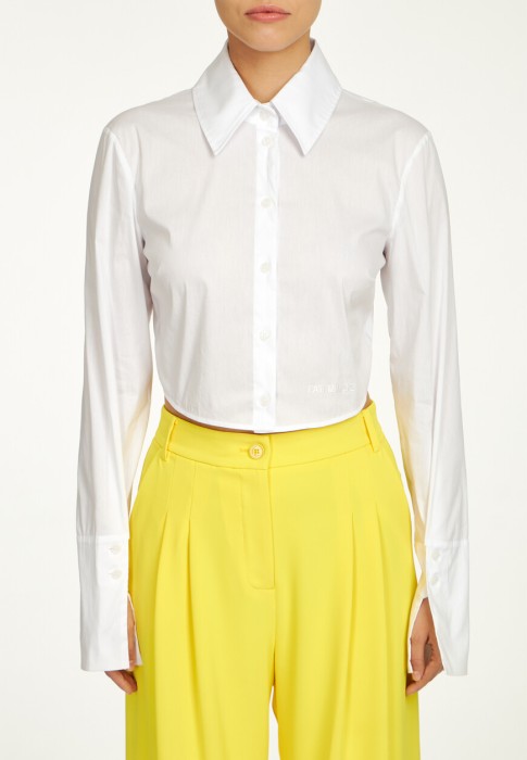 рубашка  из италии вид сбоку