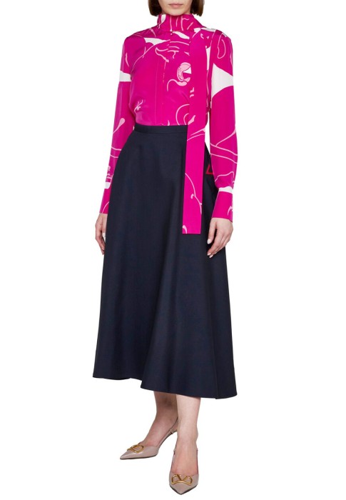 рубашка  от бренда valentino вид слева