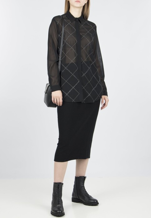 рубашка  от бренда fabiana filippi вид слева