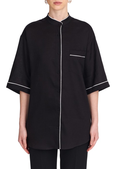 рубашка  из италии вид сбоку