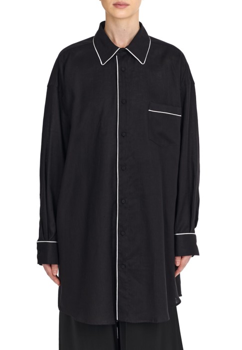 рубашка  из италии вид сбоку