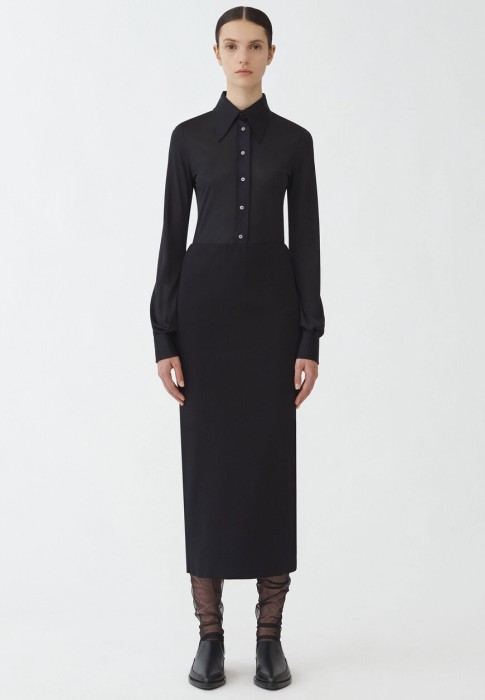 рубашка  из италии вид сбоку