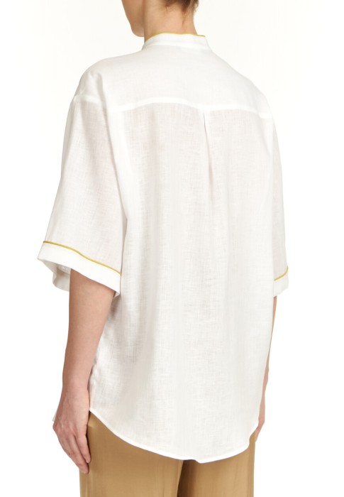 рубашка  из италии вид сбоку