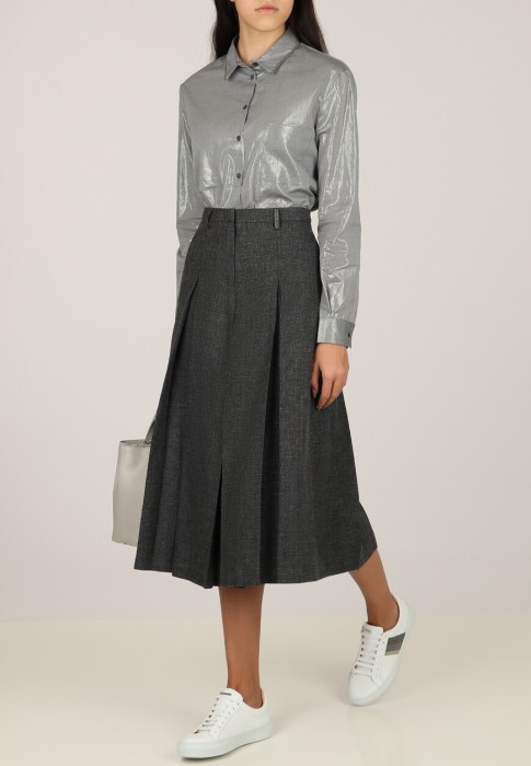 рубашка  из италии вид сбоку