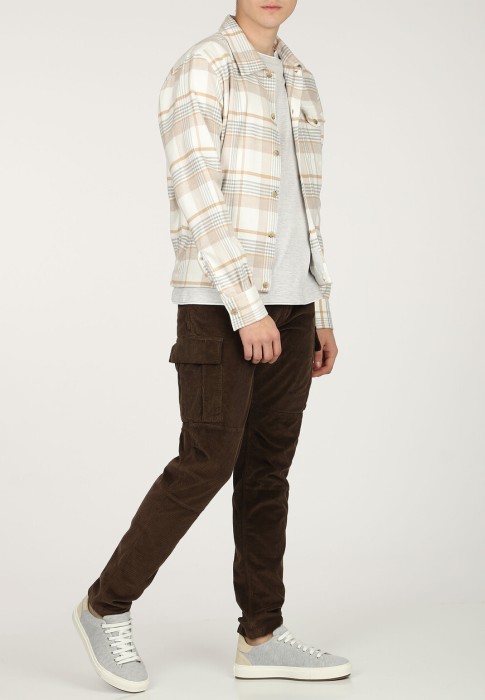 рубашка  из италии вид сбоку