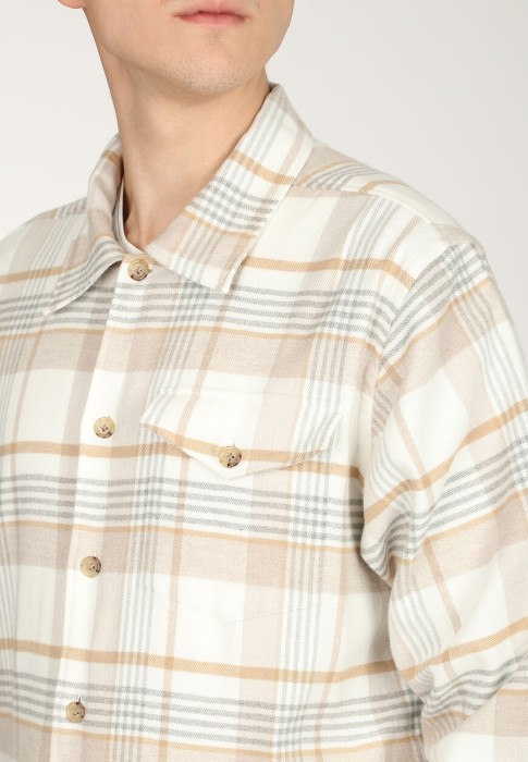 рубашка  универсального стиля с лицевой стороны