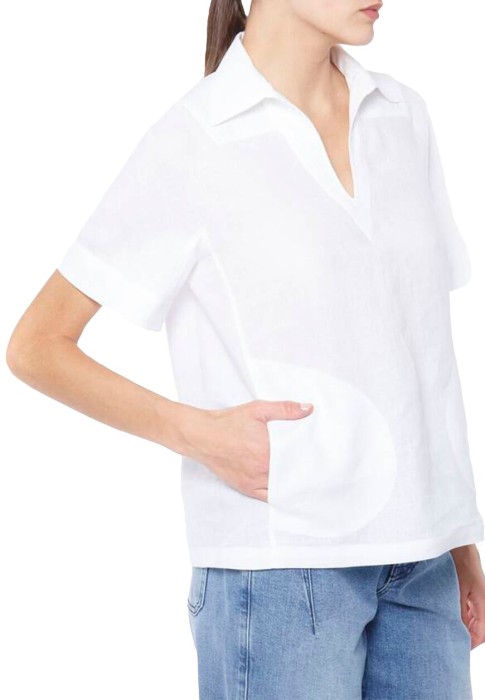 рубашка  из италии вид сбоку