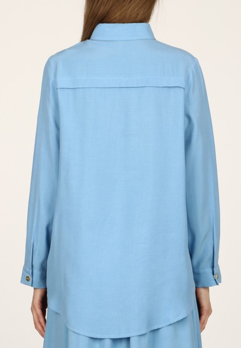 рубашка  из италии вид сбоку