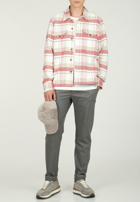 рубашка  из италии вид сбоку