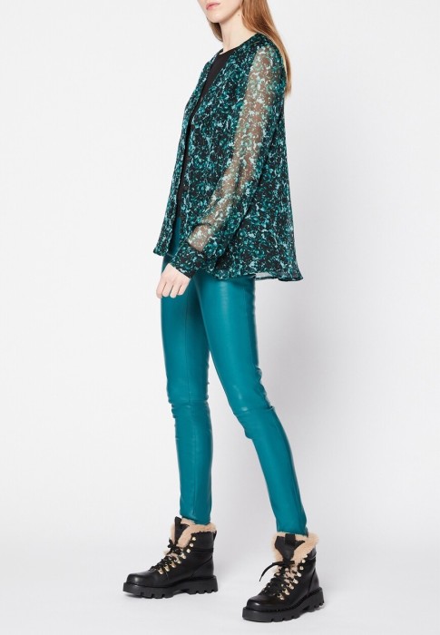 рубашка  из италии вид сбоку