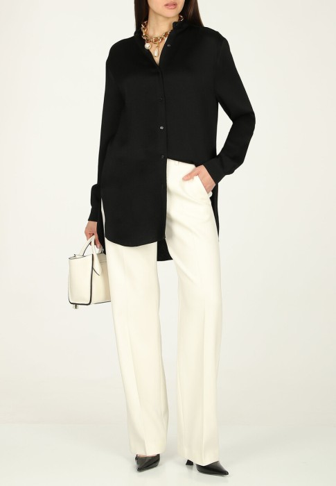 рубашка  от бренда agnona вид слева