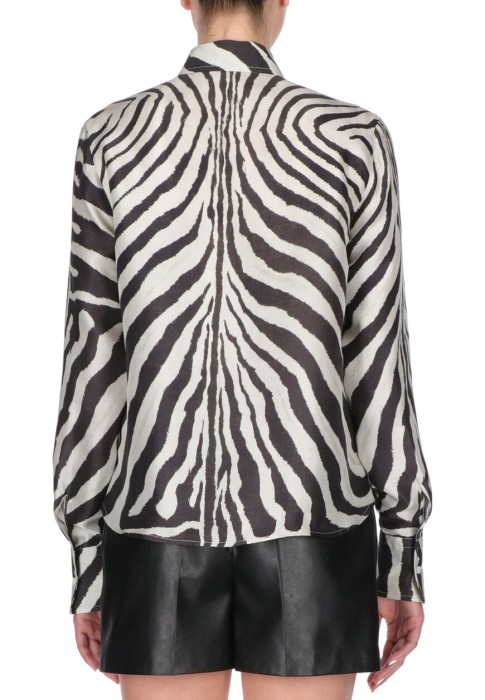 рубашка  от бренда ermanno scervino вид слева