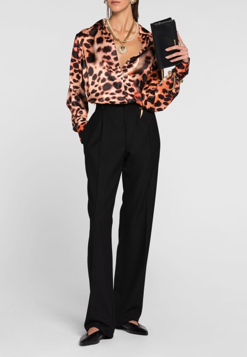 рубашка  от бренда roberto cavalli вид слева