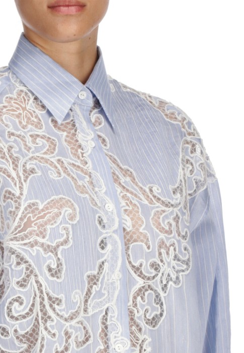 рубашка  из италии вид сбоку