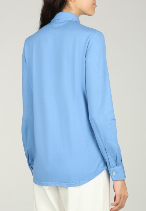 рубашка  из италии вид сбоку