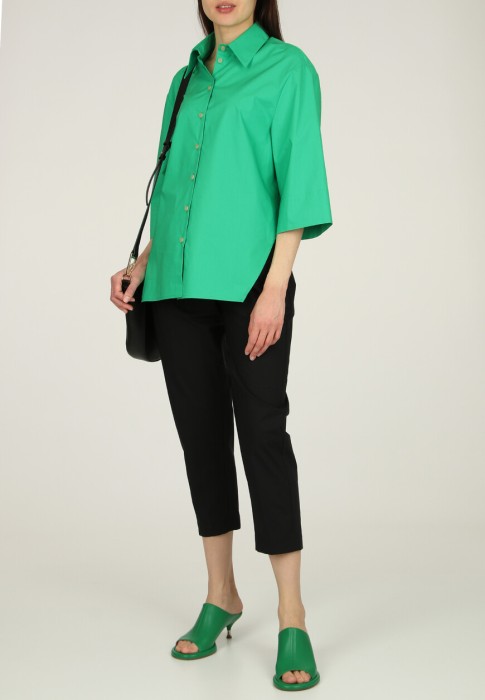 рубашка  от бренда erika cavallini вид слева