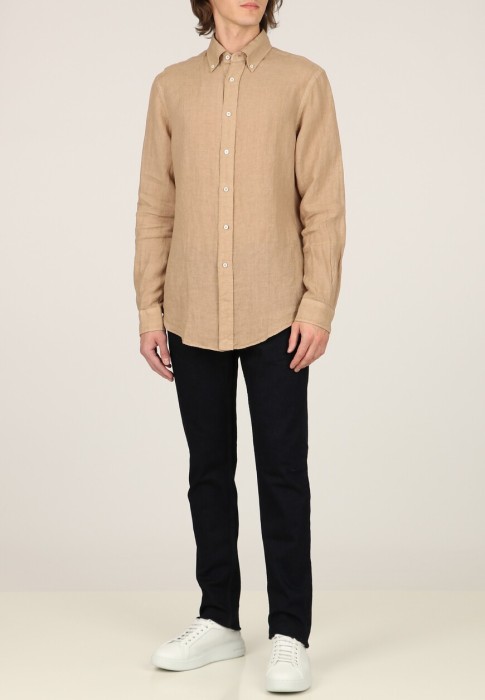 рубашка  из италии вид сбоку