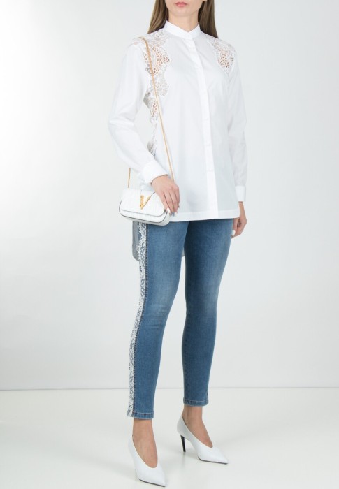 рубашка  от бренда ermanno scervino вид слева