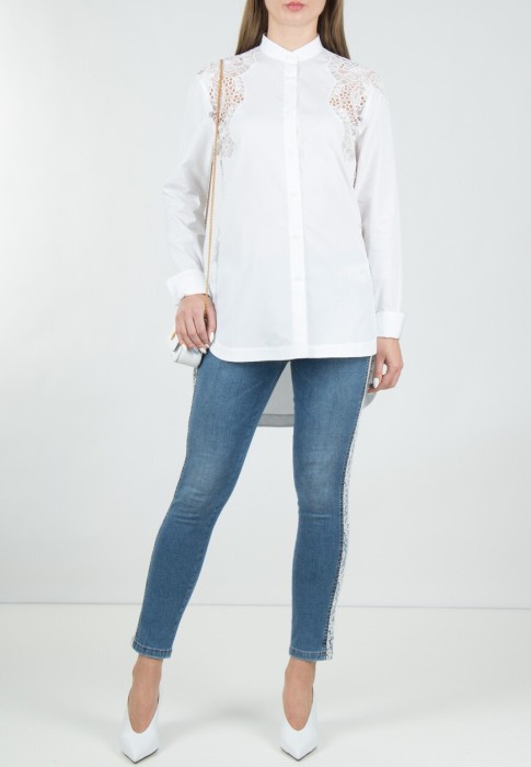 рубашка  из италии вид сбоку