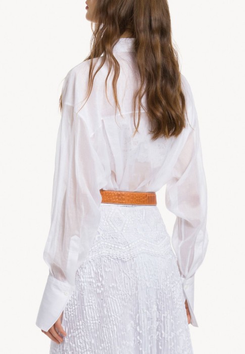 рубашка  из италии вид сбоку