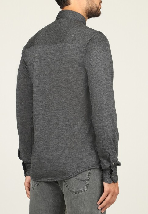 рубашка  из италии вид сбоку