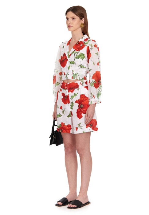 рубашка  от бренда positano couture by blitz вид слева