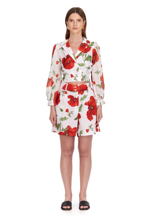 рубашка  из италии вид сбоку