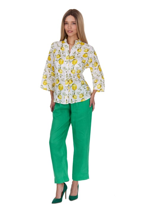 рубашка  из италии вид сбоку