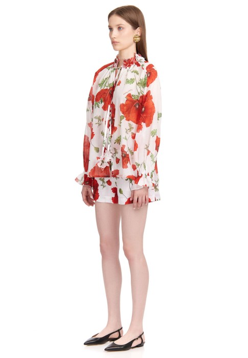 рубашка  от бренда positano couture by blitz вид слева