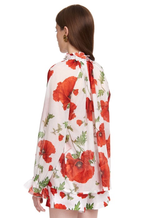 рубашка  из италии вид сбоку