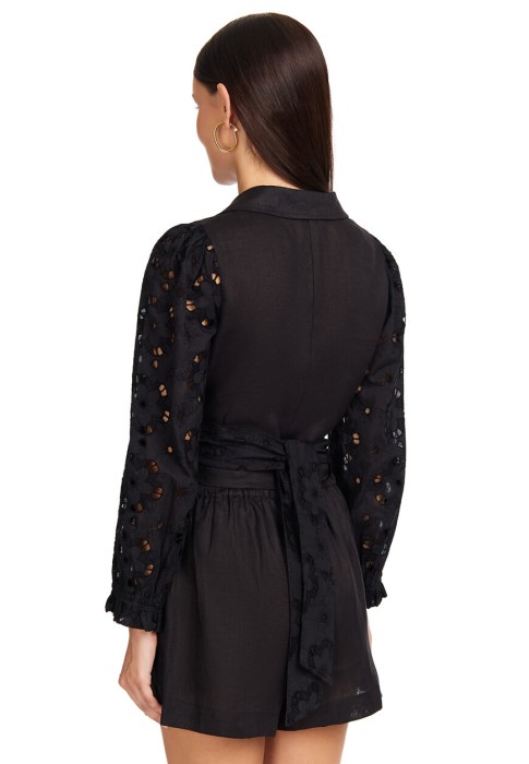 рубашка  из италии вид сбоку