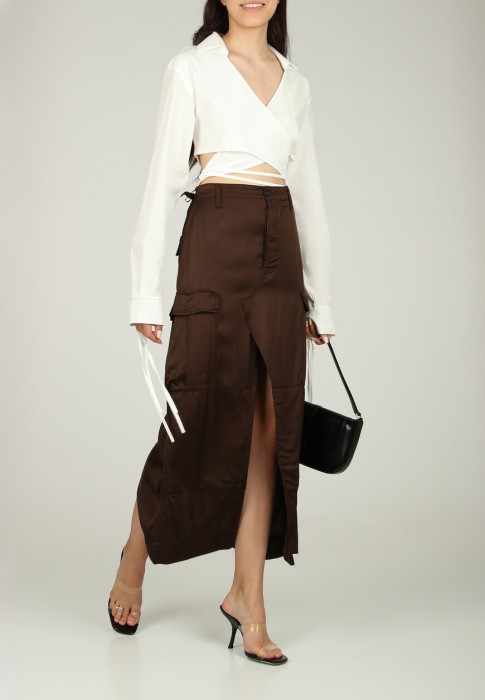 рубашка  от бренда andreadamo вид слева