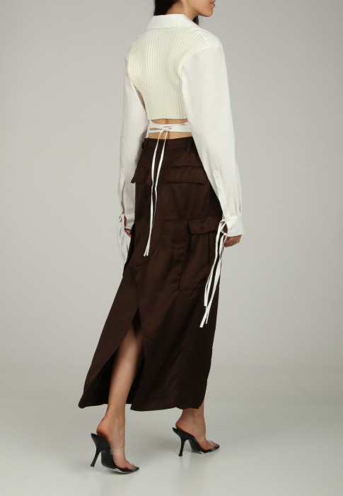 рубашка  из италии вид сбоку