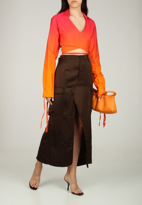 рубашка  от бренда andreadamo вид слева