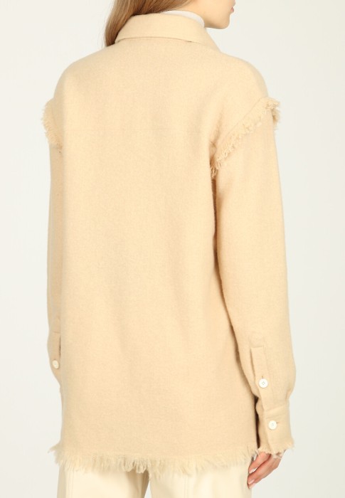 рубашка  из италии вид сбоку