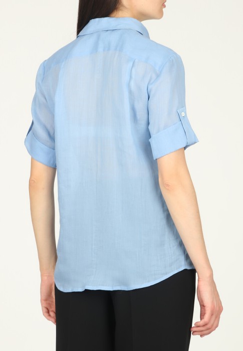 рубашка  из италии вид сбоку