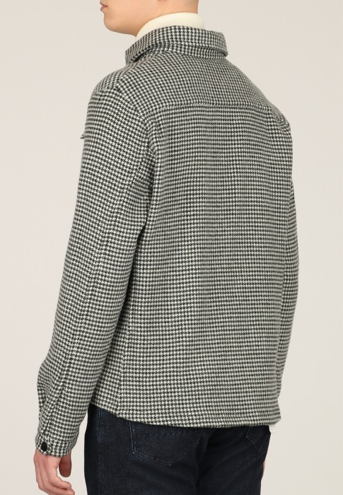 рубашка  из италии вид сбоку