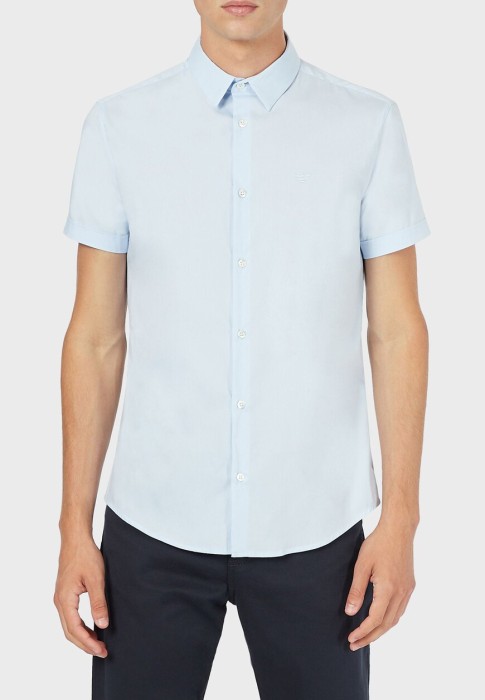 рубашка  из италии вид сбоку