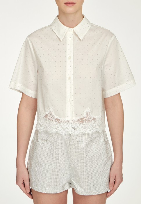 рубашка  из италии вид сбоку